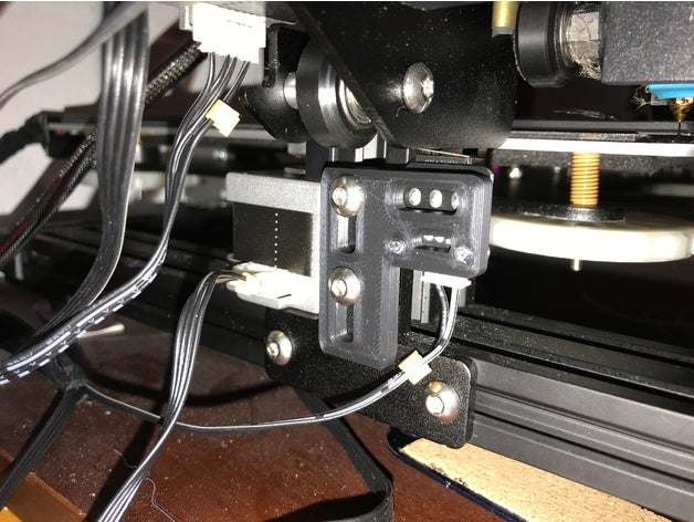 cr-10 limit switch adjustable bracket 3d printer parts 3D print model - Mito3D