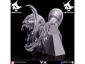 venom vs spiderman ücretsiz headbust heykeller 3d yazdırılabilir baskı marvel megs empinado megs3d stl 3d print model - Mito3D