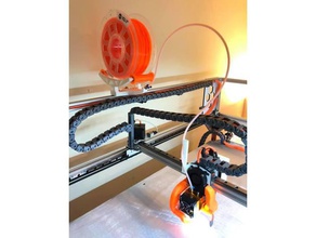 2020 sentado spool de montagem 3d a impressora os acessórios filamento titular folgertech ft6 spoolholder 3d print model - Mito3D