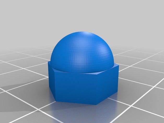 parametrische nut cap 100 948 50 18 - Ersatz Teile angepasst 3D print model - Mito3D