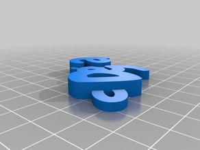 deja keychains customized 3d print model - Mito3D