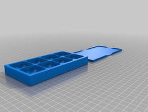 meine angepasste magnetische Schraube traybox optional Deckel tool Inhaber Boxen 3d print model - Mito3D