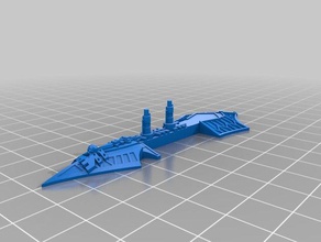 bfg chaos cruisers mark toy game accessories battlefleet gothic 3d print model - Mito3D
