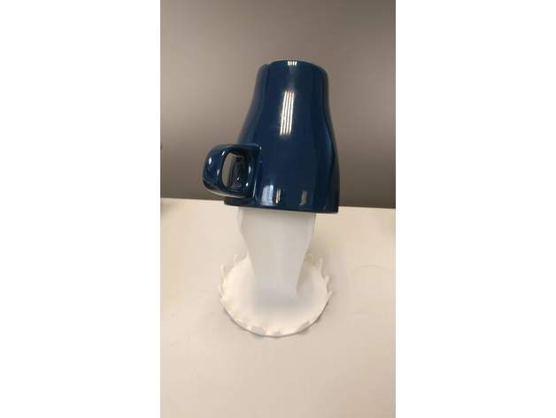 frargrik mug floating dryer kitchen dining coffee cup mugs cupholder holder fargrik ikea kitchenware office rack 3D print model - Mito3D