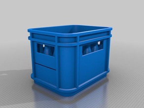 beer crate food drink cafe 3d print model - Mito3D