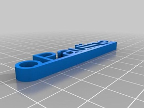 paulines keyring accessories customized 3d print model - Mito3D