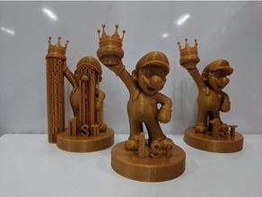 super mario trofeo los juguetes juegos 3d print model - Mito3D