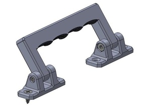 Werkzeug-Kasten-Griff Teile hardware drehen surface mount 3d print model - Mito3D
