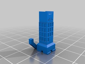 cali Katze Wolkenkratzer Kunst 3d print model - Mito3D