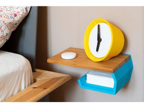 bedside shelf ikea aptitlig chopping board containers 3d print model - Mito3D