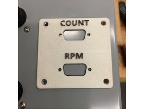 double db-9 panel mount plate 3d printing data connecttion db9 pannel 3d print model - Mito3D