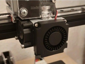 fan mount e3d-v6-4040 Lüfter Drucker Teile 3030 e3d-Lüfter montieren e3d-lüfterverkleidung e3d v6 3d print model - Mito3D