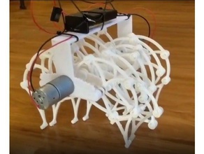 brabeast elettrico modello i robot jansen collegamento strandbeest theo a piedi 3d print model - Mito3D