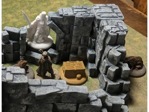 fantasy wargame terrain clue marker objectives games token frostgrave heroquest markers mordheim objective rosd warhammer quest 3d print model - Mito3D
