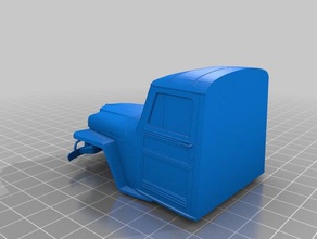 cabina willys pick up de juguete juego accesorios fundido a presión 3d print model - Mito3D