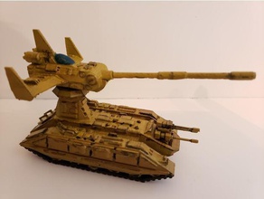 1100 magella attack tank models char gundam mastergrade universal century zaku 3d print model - Mito3D