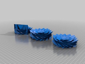 gradient flower other 3d print model - Mito3D