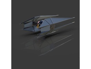 star wars ix tie interceptor vsmall vehicles 3d print model - Mito3D