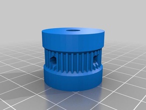 my customized gt2 gear pulley idler v3 3d printer parts 3d print model - Mito3D