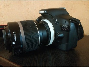 macro reverse anello adattatore canon 550d la fotocamera eos fotografia ring 3d print model - Mito3D