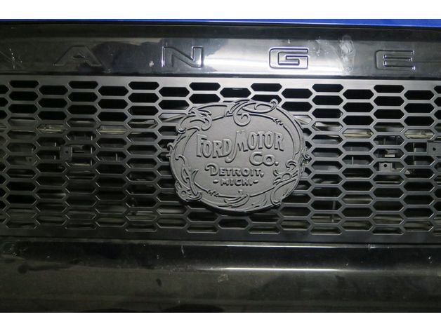 old-style-ford-logo-ford ranger automotive ford raptor 3D print model - Mito3D