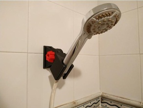 adjustable shower holder bathroom showerhead 3d print model - Mito3D