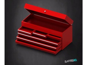 1-10 snap-on toolbox kleinen design slantedrc Fahrzeuge epic Maßstab rc-crawler rc drift rc-Driften rc-garage scale-Modell 3d print model - Mito3D