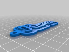 karen Anahtarlık özelleştirilmiş 3d print model - Mito3D