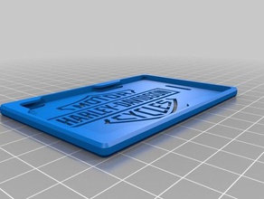harley davidson emblema do titular 3d impressão 3d print model - Mito3D