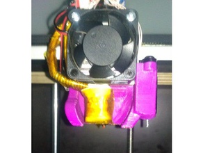 zav fan de 3d touch volcán la impresora partes 3dtouch bltouch e3d zav3d 3d print model - Mito3D