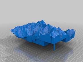 topologia weisshorn 3d impressão 3d print model - Mito3D