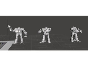 robotech masters tsiendral Legionär grün bioroid set2 3 Einheiten Spiele Reich rrt wargame 3d print model - Mito3D