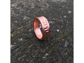roman pattern ring rings 3d print model - Mito3D