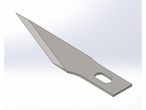 xacto hoja de dimensiones herramientas exacto cuchilla cuchillo 3d print model - Mito3D