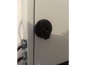 replacement cam lock parts cabinet latch door handle knob 3d print model - Mito3D