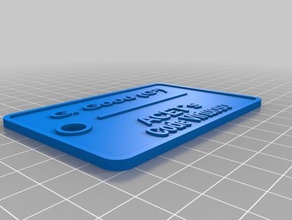 gg de los hogares personalizado 3d print model - Mito3D