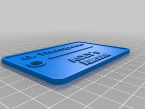 dave de los hogares personalizado 3d print model - Mito3D