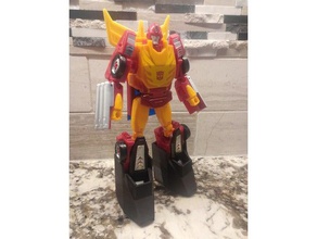 potp hot rod extenders toy game accessories generations hasbro leader class power primes rodimus prime takara transformers voyager 3d print model - Mito3D
