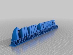 your new favorite teacher office customized 3d print model - Mito3D
