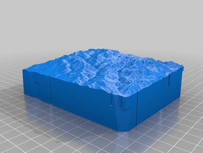 terrain 3d l'impression 3d print model - Mito3D