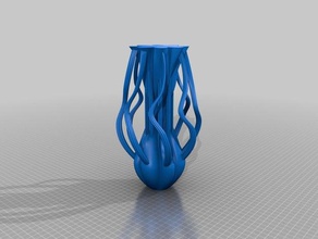 poulpe vase sculptures autodesk fusion 360 bowden cartésien cr-10 cr10 ender 2 3 slic3r spirale 3d print model - Mito3D