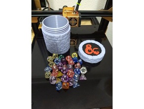 dungeons dragons dice container 3d print model - Mito3D