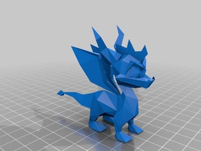 spyro el dragón 3d la impresión playstation riptos rabia 3d print model - Mito3D