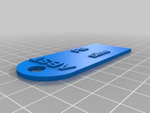 abst pm Gümüş etiket 3d yazıcı aksesuarlar özelleştirilmiş 3d print model - Mito3D