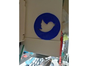 twitter andere 3d print model - Mito3D