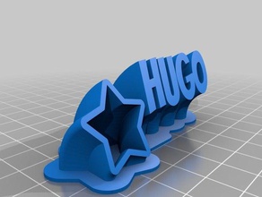 hugo test office customized 3d print model - Mito3D