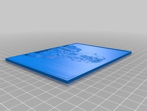 estatuamy personalizado lithopane 2d arte 3d print model - Mito3D