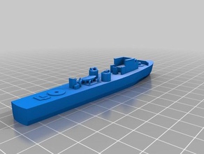 fairmile fusil à moteur bateau 1300 échelle des véhicules modèle de maquettes bateaux navire naval miniatures marine wargames wargaming 3d print model - Mito3D