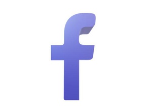 facebook logo 3d baskı 3d print model - Mito3D