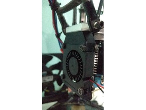4010 blower fan bracket m3 metal effector 3d printer accessories delta kossel 3d print model - Mito3D